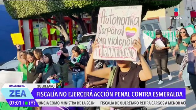 La Fiscalía de Querétaro no ejercerá acción penal contra Esmeralda
