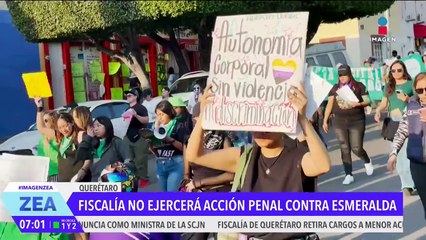 La Fiscalía de Querétaro no ejercerá acción penal contra Esmeralda