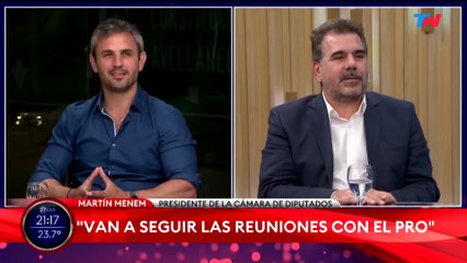 "Estamos cerca de ponernos de novios": Menem y Ritondo reconocieron la "buena relación" entre el PRO y LLA