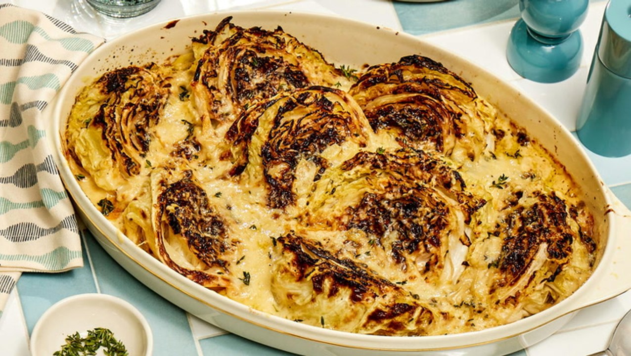 How to Make Cheesy Cabbage Gratin