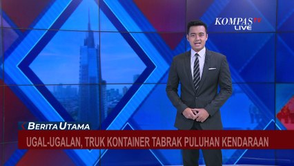 Emosi Truk Ugal-Ugalan Tabrak Puluhan Kendaraan di Tangerang, Massa Kepung Sopir Truk