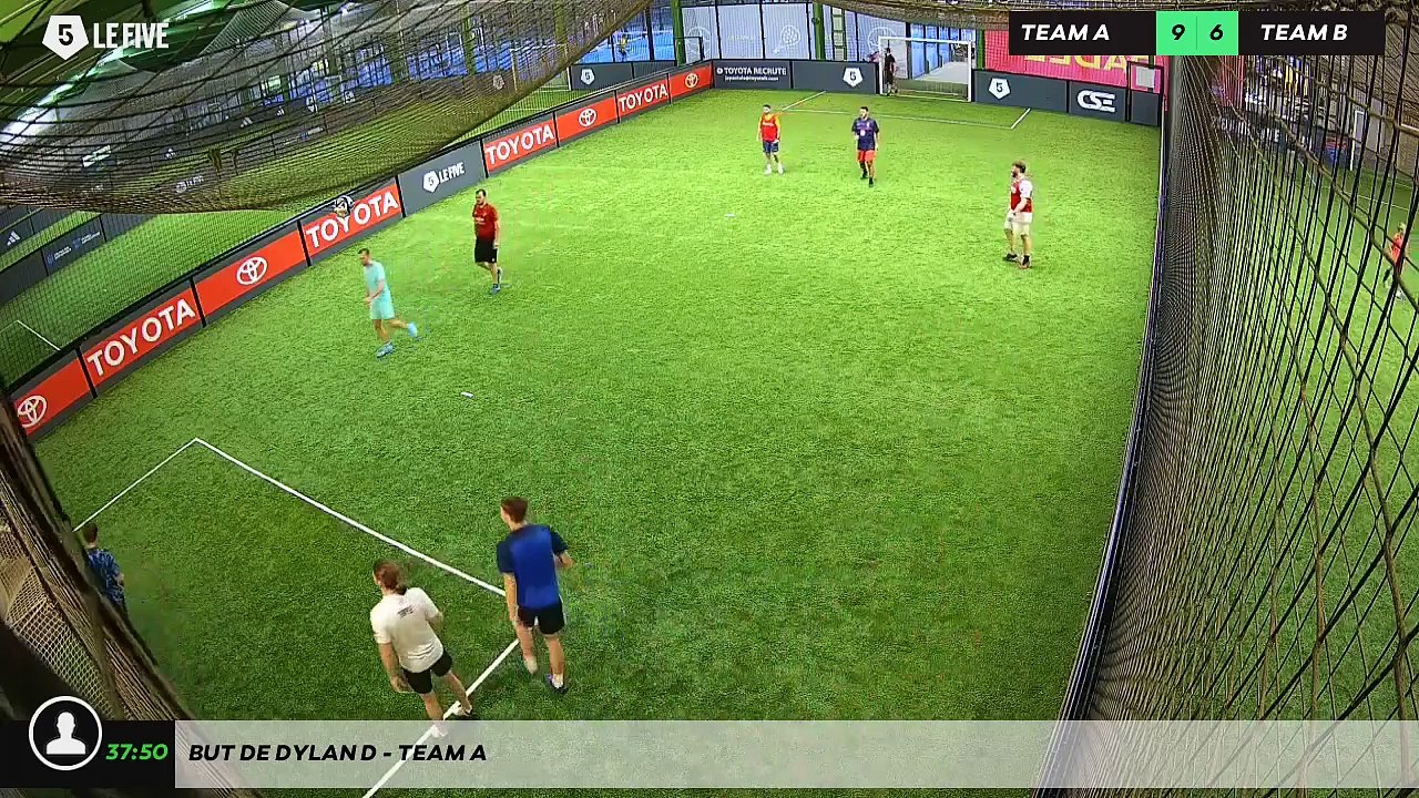 But de Dylan D - Team A