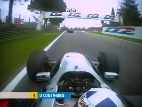 F1 – David Coulthard (McLaren Mercedes V10) Onboard – San Marino 2000
