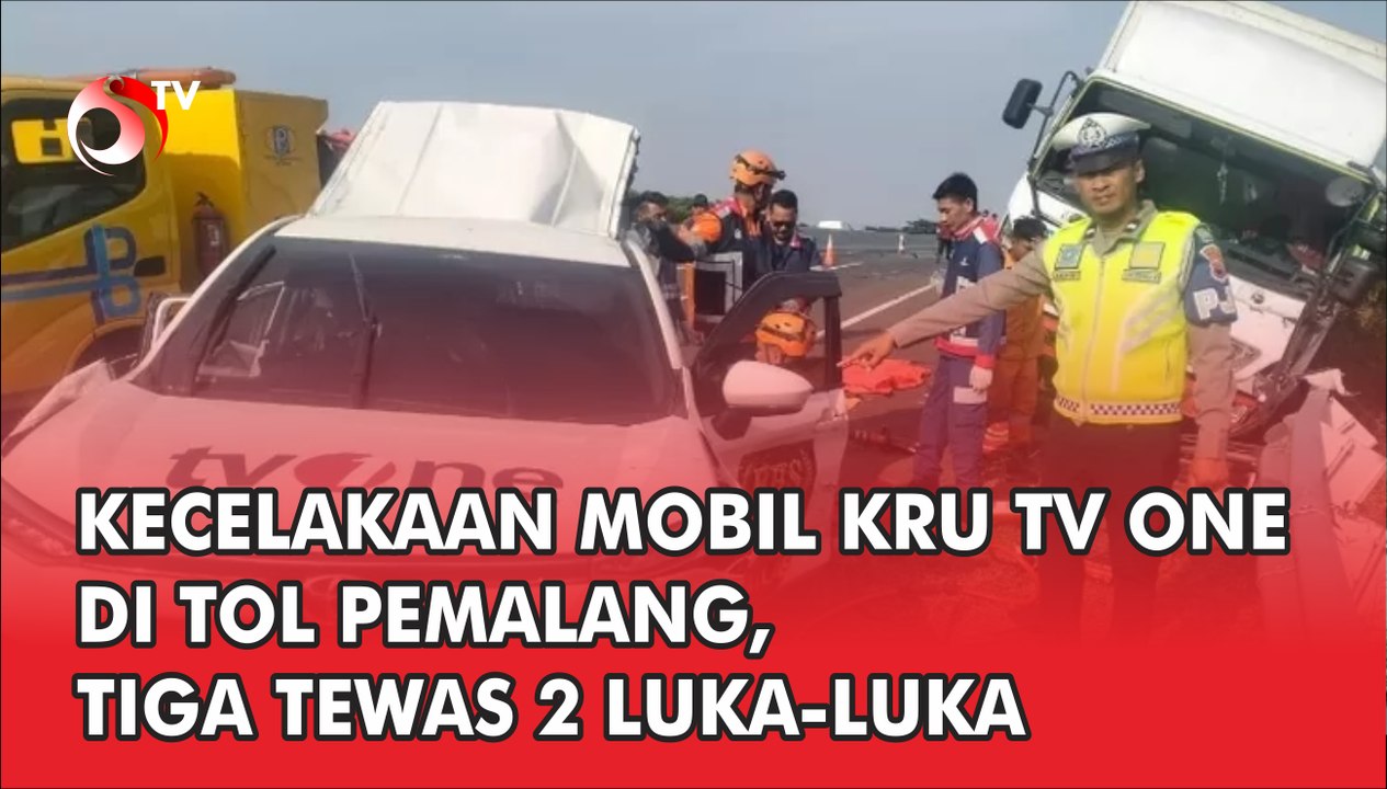 Kecelakaan Mobil Kru TV One di Tol Pemalang, Tiga Tewas 2 Luka-Luka