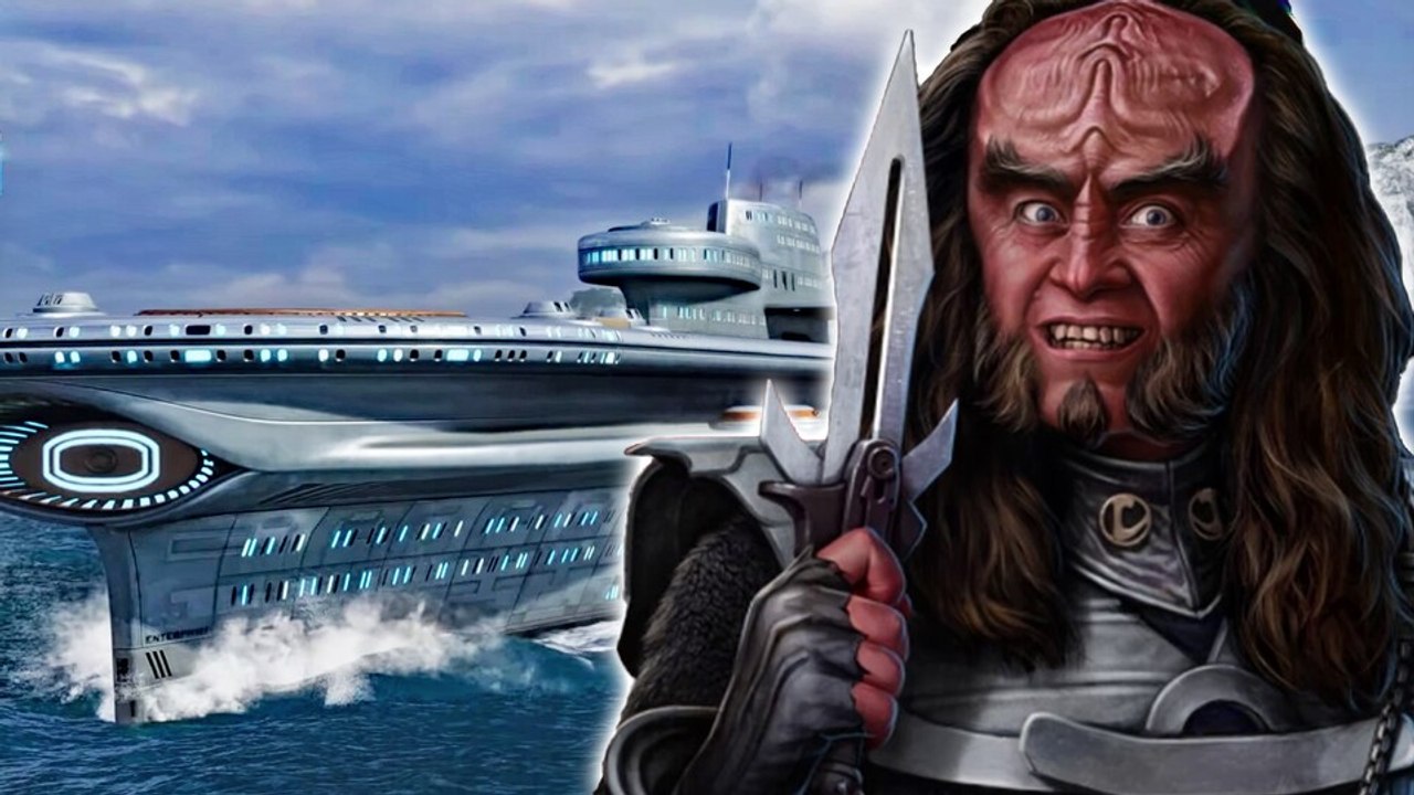 Captain picard hat jetzt einen flugzeugträger: star trek geht baden