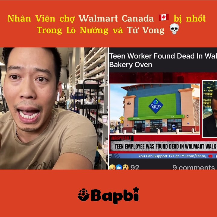 Nhân Viên chợ Walmart Canada bị nhốt Trong Lò Nướng và Tử Vong
