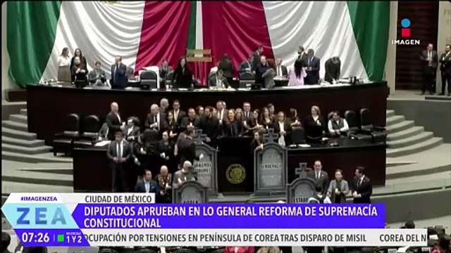 Diputados aprueban en lo general la reforma de supremacía constitucional