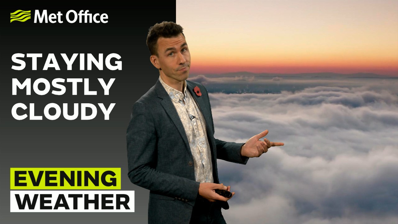 Met Office Thursday Evening Weather Forecast 31/10/24