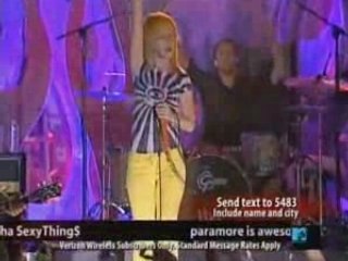 Paramore Live Performance of 'Crush Crush Crush' on MTV 🎸