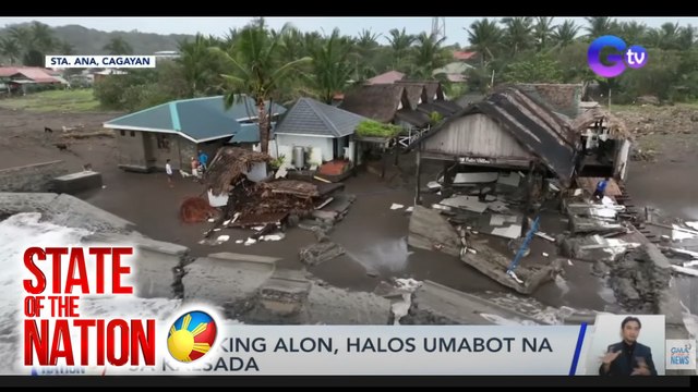 Malakas na hangin at ulan, naranasan sa Batanes dahil sa Super Typhoon Leon | SONA