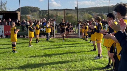 Crediton First team players take to the pitch, video by Alan Quick IMG_6241