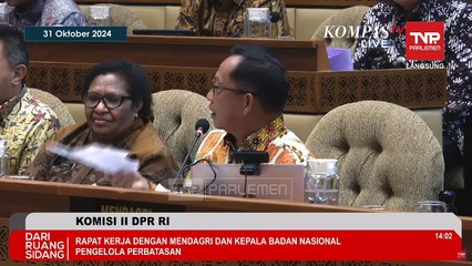 Mendagri Tito Minta Maaf ke Anggota DPR usai Ditegur saat Rapat