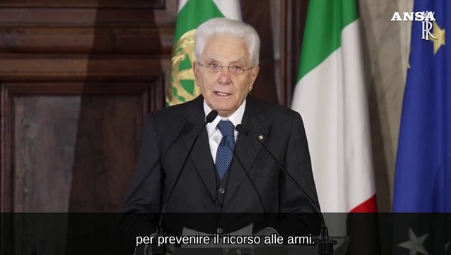 Mattarella: Il mio pensiero all'Unifil, ha un ruolo fondamentale