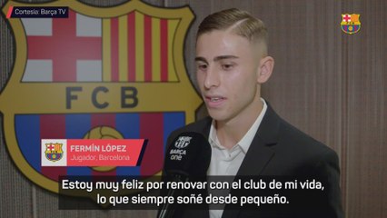 Fermín renueva con el FC Barcelona hasta 2029