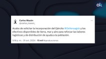 Mazón pide al Ejército que se sume a la ayuda de las víctimas 