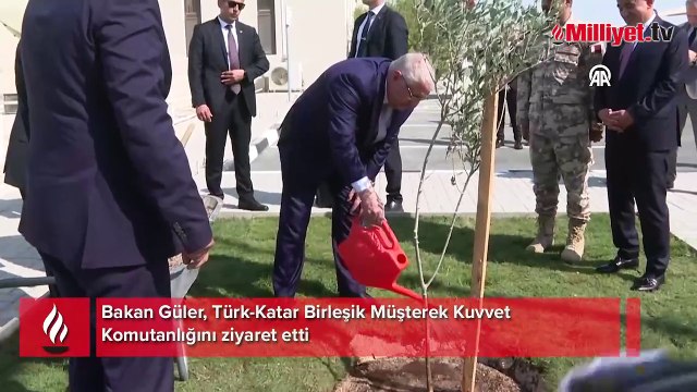 Bakan Güler'den Türk-Katar Birleşik Müşterek Kuvvet Komutanlığı'na ziyaret