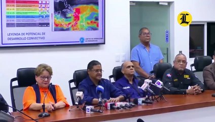 El COE alerta sobre lluvias en RD