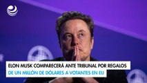 Elon Musk comparecerá ante tribunal por regalos de un millón de dólares a votantes en EU