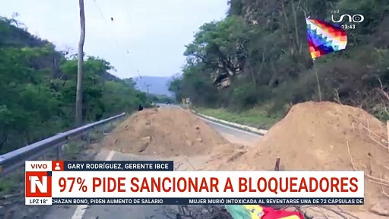Población rechaza bloqueos, asegura el IBCE