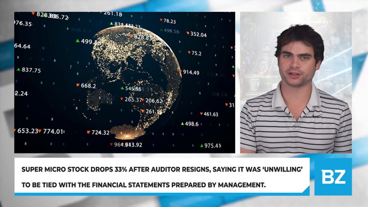 Super Micro Stock Drops 33% After Auditor Resigns, Saying It Was 'Unwilling' To Be Tied With The Financial Statements Prepared By Management.