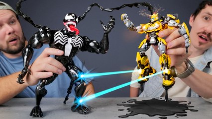 Venom VS. Bumblebee – DIY Crafting Challenge! ⚔️ Transformers Battle Begins!