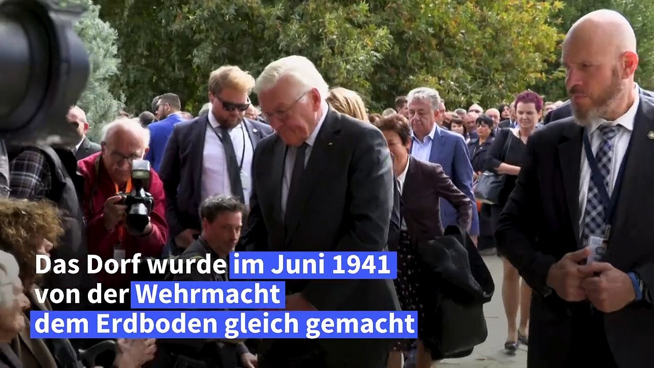 Steinmeier bittet in Dorf in Griechenland um Vergebung für Nazi-Verbrechen