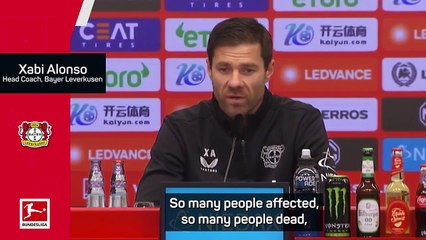 Xabi Alonso sends condolences to families of Valencia flood victims