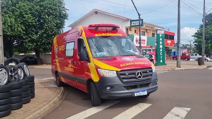 Acidente de trânsito deixa mulher e criança feridas no bairro Floresta
