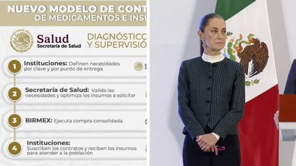 Gobierno de Claudia Sheinbaum implementará entrega de medicamentos al estilo Amazon