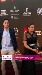 إطلالة #بشرى مع زوجها في فستان اسود ،ولم تبتسم مطلقاً وبدت وهي تمسح دموعها حزناً على #مصطفى_فهمي
