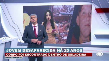 Corpo de jovem desaparecida há 20 anos é encontrado em geladeira