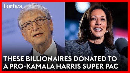 Here Are The Billionaires Donating To Kamala Harris' Super PAC | Forbes Topline