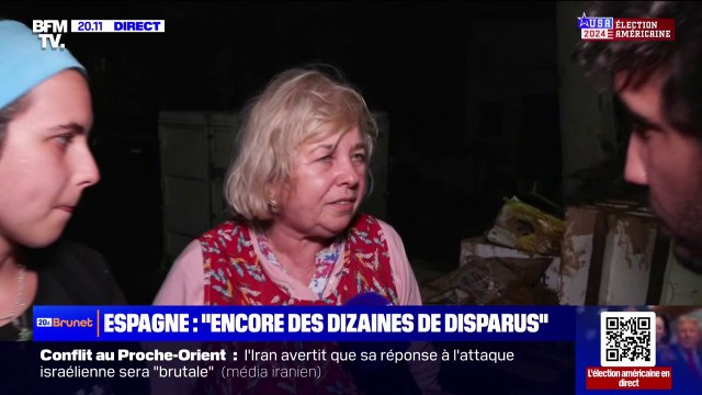 Inondations en Espagne: C'était presque comme un film , témoigne une habitante de Picanya, dans la banlieue de Valence