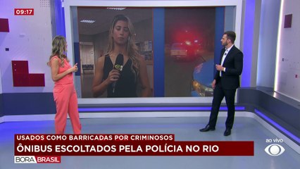 Ônibus são escoltados para evitar uso como barricadas na Zona Oeste do Rio