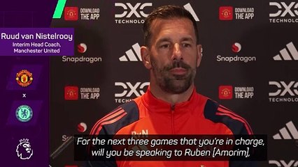 'Is he already announced?' - Van Nistelrooy hasn't spoken to Amorim