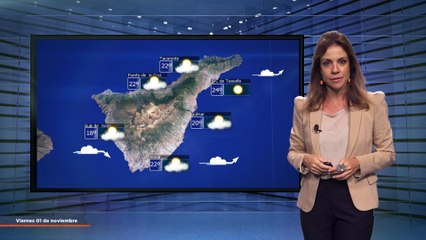 La previsión del tiempo en Canarias para el 1 de noviembre de 2024, en Atlántico Televisión.