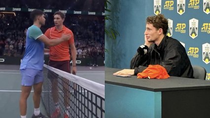 Tennis - Rolex Paris Masters 2024 - Ugo Humbert a fait tomber Carlos Alcaraz : "Mon plus beau moment passé sur un court"