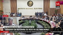 'Superpoderes de Taddei' se metieron de última hora a reforma judicial: Consejero INE