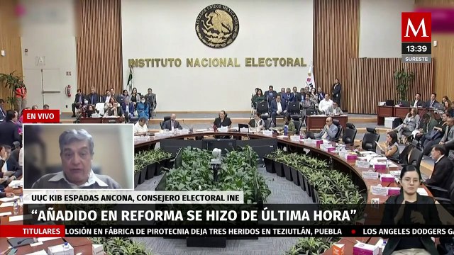 'Superpoderes de Taddei' se metieron de última hora a reforma judicial: Consejero INE