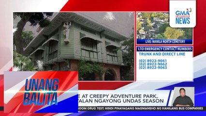 Horror house at creepy adventure park, patok sa pasyalan ngayong Undas season | Unang Balita