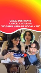 Cazzu desmiente a Ángela Aguilar y dice que no sabía de su relación con Nodal