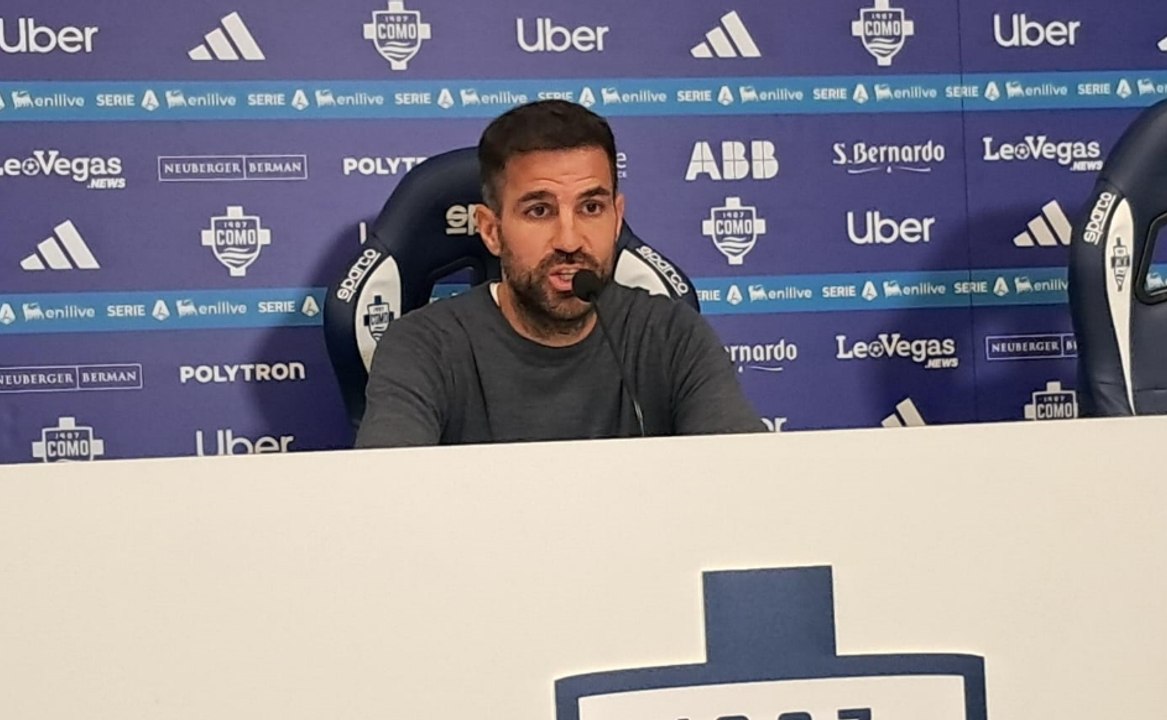 Como-Lazio 1-5, la conferenza di Fabregas