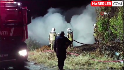 Ankara'da Palet Deposunda Yangın Kontrol Altına Alındı