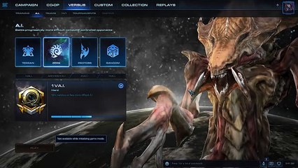 [StarCraft 2]No.0301--Great-Level ZERG vs Hard A.I, WIN[2-Base Ravager-Ling Attack]