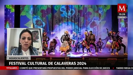 Realizan el Festival Cultural de Calaveras 2024 en Aguascalientes