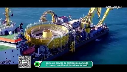 Como um serviço de emergência no fundo do oceano mantém a internet funcionando