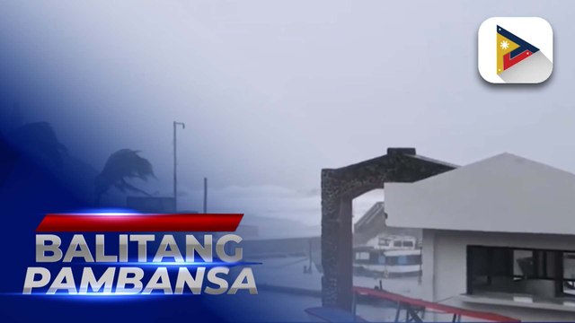 Hagupit ng bagyong #LeonPH, nararanasan sa Batanes;