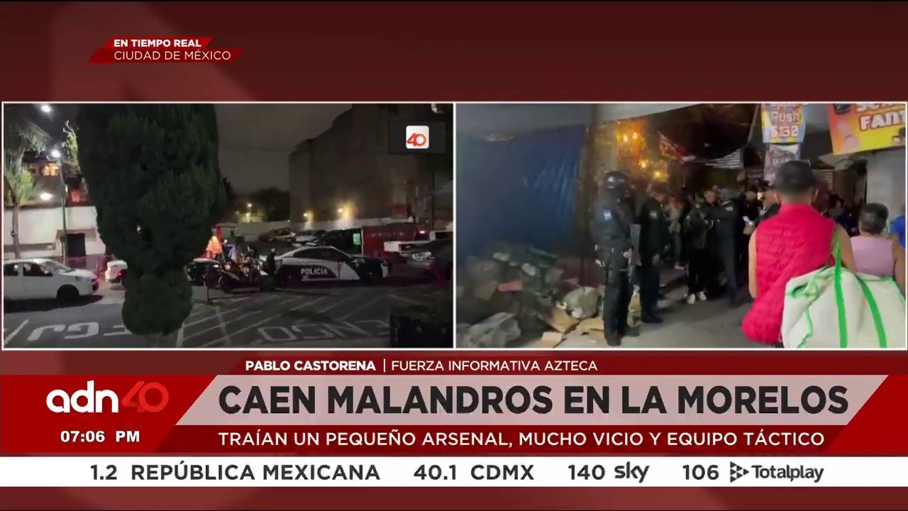 Detienen a presuntos delincuentes con armas y drogas en calles de la colonia Morelos