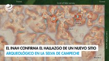 El INAH confirma el hallazgo de un nuevo sitio arqueológico en la selva de Campeche