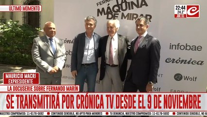 Se presentó "La máquina de mirar" una serie sobre la vida de Fernando Marín